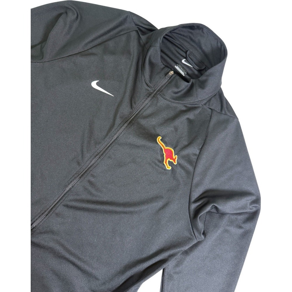 Nike‎ Dri-FIT Full Zip Jacket Mens L Gray Track Athletic Soccer Kangaroos